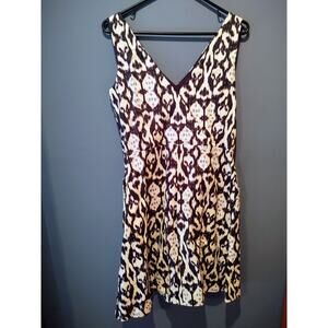 Gap Size 4 Blue and White Linen Dress